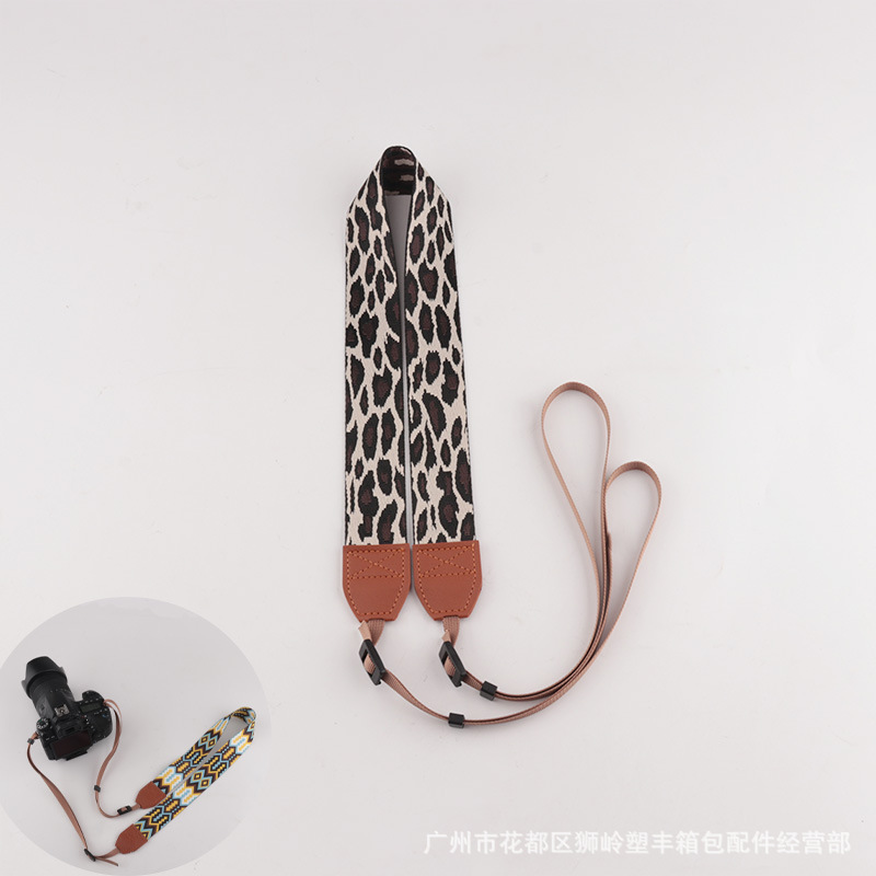 Picture of in stock Camera Shoulder Strap Decompression Camera Strap Hanging Neck Jacquard Camera Strap Various Types Universal Camera Strap