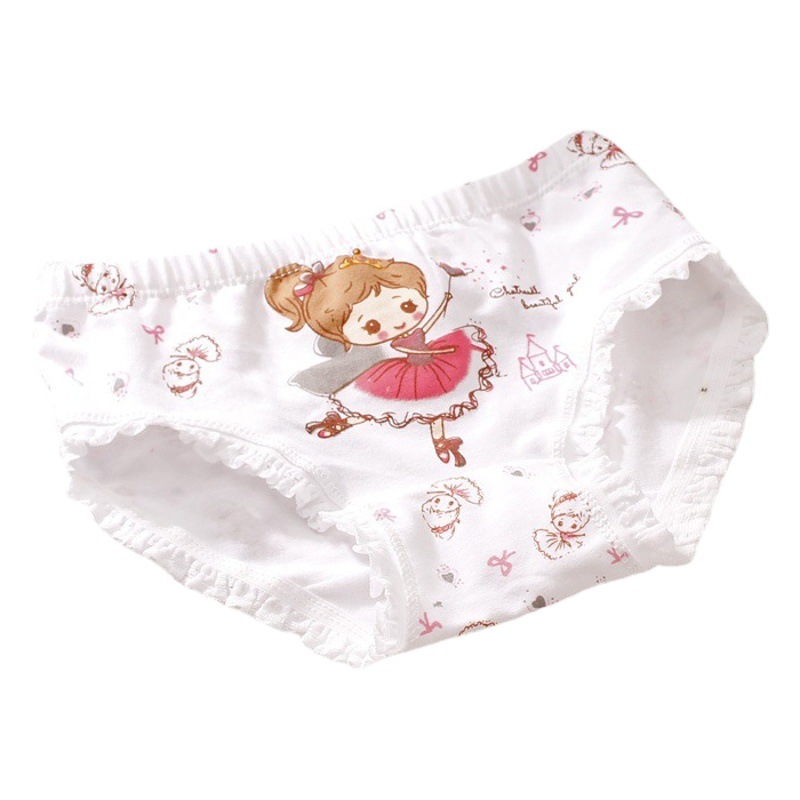Bang Bei Cool Cartoon Little Girls Cute Girls Underwear Cotton Triangle Children's Cotton Underwear Wholesale