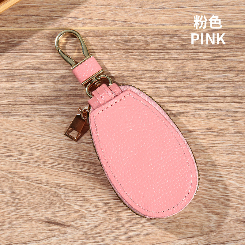 Picture of New key case men's and women's multi-functional mini universal car large capacity zipper waist hanging couple key chain high-end