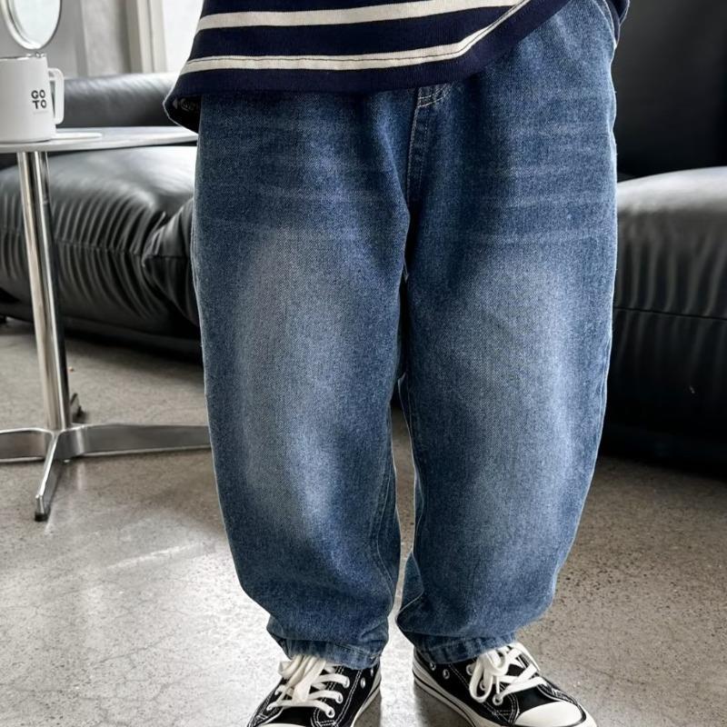 Picture of Boys Pants Spring Summer Jeans Spring Trousers Outer Wear Spring Wear Boys Baby Children Fashion Street Children's Wear