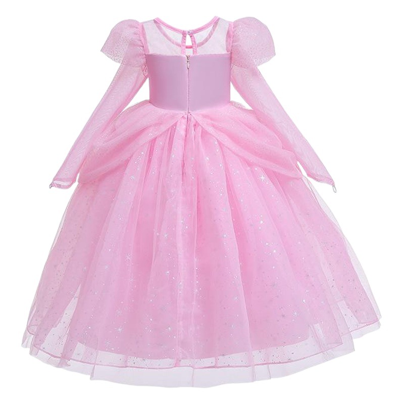 2025 Export Kidsren's Clothing Autumn and Winter Princess Dress Girls Long-Sleeved Dress Kidsren's Halloween Costume Dropshipping