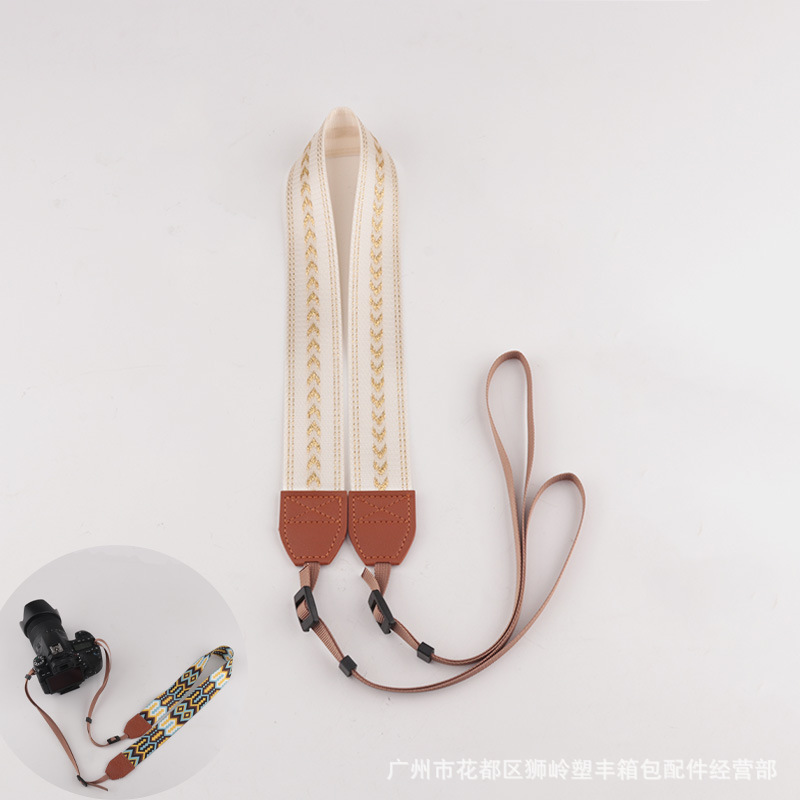 Picture of in stock Camera Shoulder Strap Decompression Camera Strap Hanging Neck Jacquard Camera Strap Various Types Universal Camera Strap