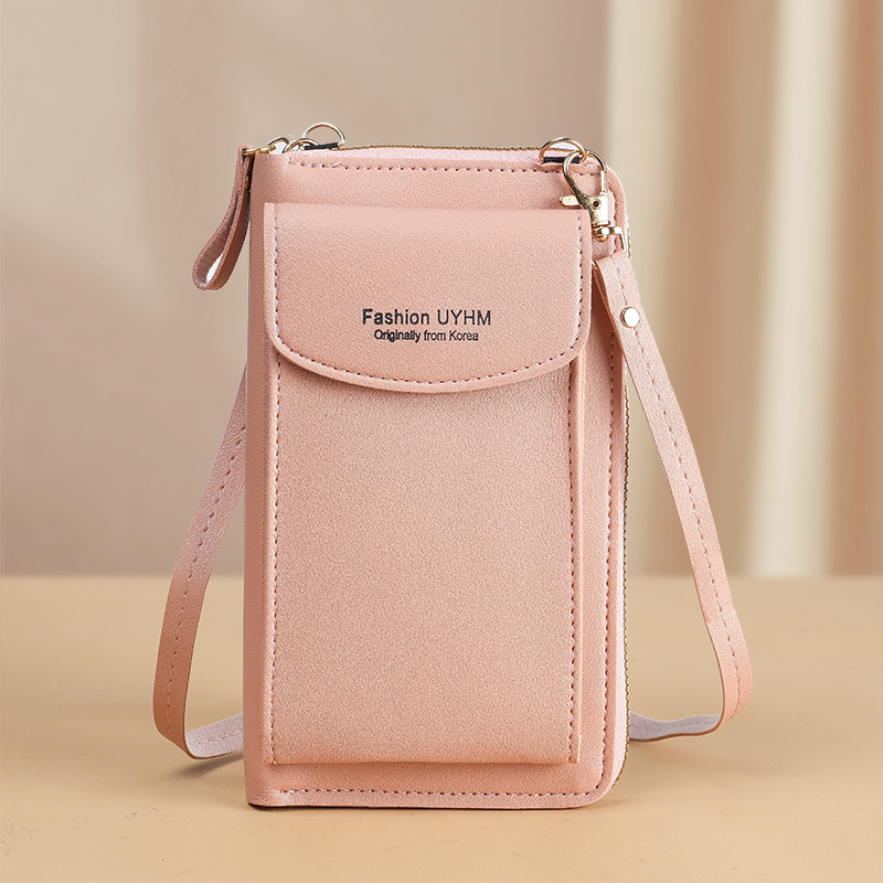 Picture of New Mobile Phone Bag for Women, Fashionable and Versatile Korean Style Mini Shoulder Bag for Students, Large Capacity, Multi-Card Slot Wallet, Card Holder for Women