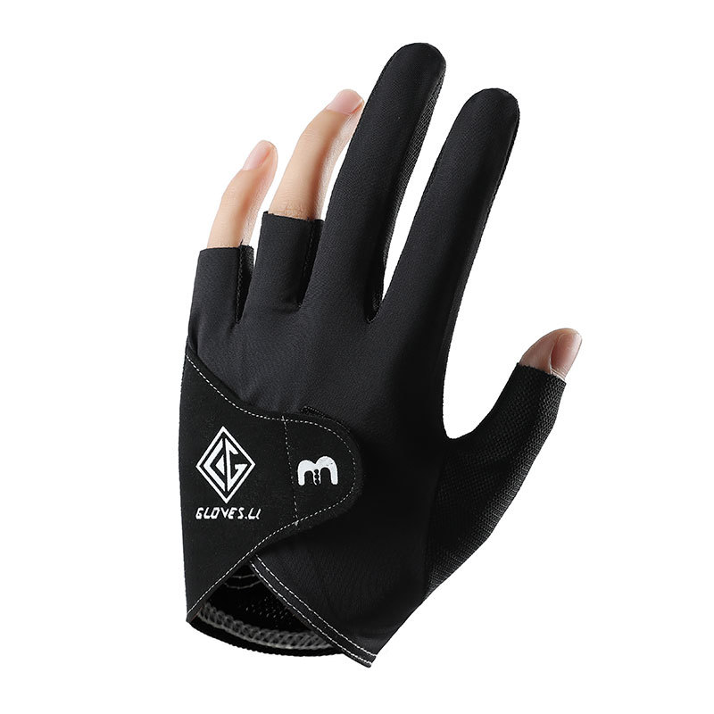 Picture of Billiards Gloves Men's Three-Finger C5 Wear-Resistant Left Hand Single Non-Slip Lightweight Professional Snooker Gloves Women