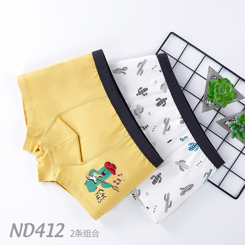Picture of Children's Underwear Boys Baby Boxers Antibacterial Children's Wear Boxers Small Medium and Large Children's Cartoon Boy Underwear Children's Pure Cotton