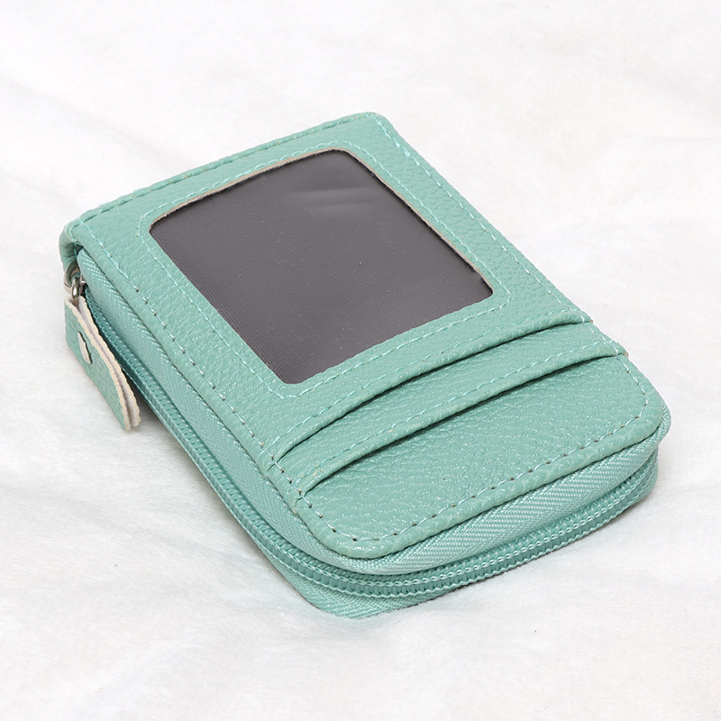 Picture of Cross-border New Arena Card Bag Korean-style Portable Women's Short Bank Card Holder Business Card Holder Vertical Zipper Clutch