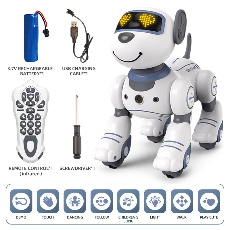 Picture of Remote control programming simulation dog can sing and dance stunt charging dynamic intelligent robot children's early education toys