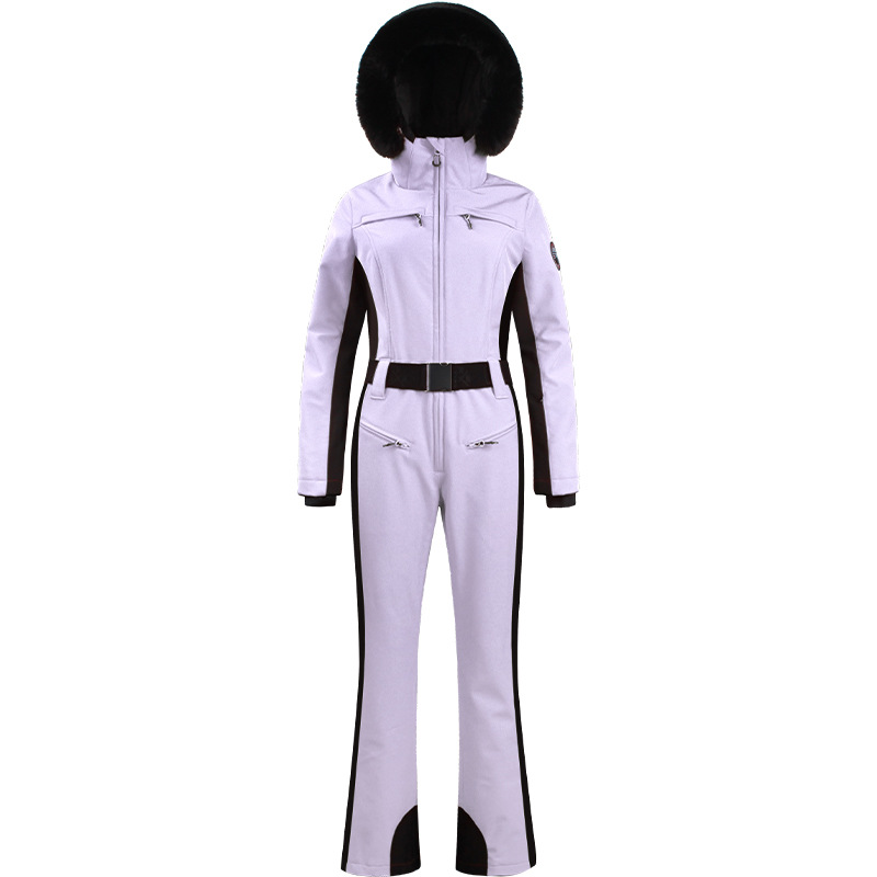 Picture of Professional Double-board Windproof Cross-border Ski Suit Women's Thickened Warm Waterproof Slim-fit Outdoor Ski Suit Women's suit