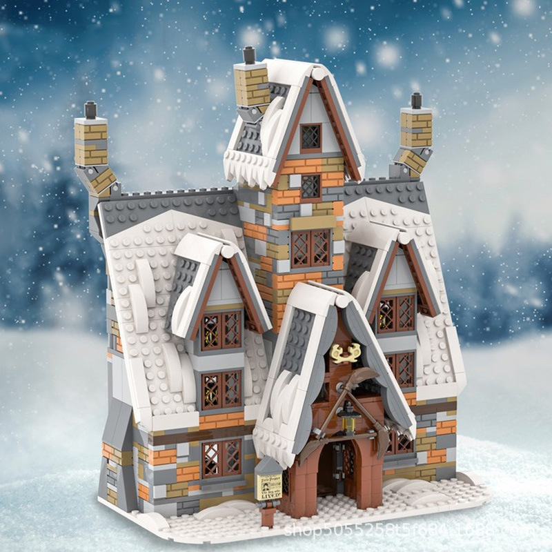 Picture of MOC block compatible Lego set Harry Potter architecture 58042 Hogsmeade village three broom bar