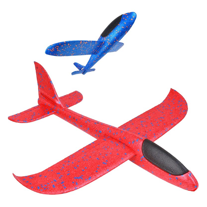 Hand Throwing Aircraft Upgraded Ultra Light Hand Throwing Foam Assembled Aircraft Swing Outdoor Model Glider Children's Toy