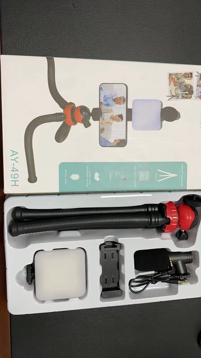 Picture of Mini compact charging light fill light pocket fill light suit square fill light selfie live tofu light