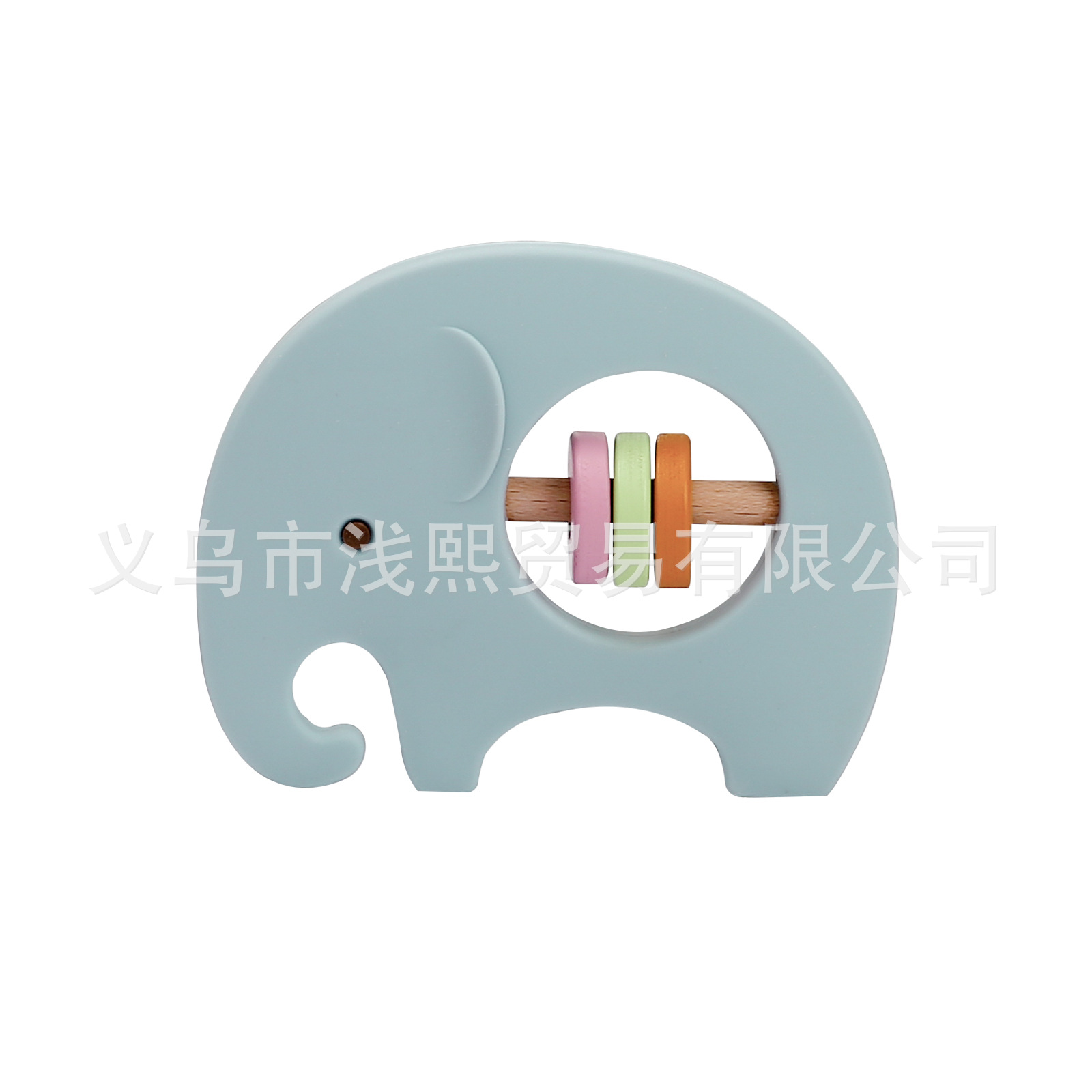 Picture of Silicone Koala Animal Baby Hand Catch Rattle Can Gnaw Gum Baby Soothing Puzzle Bell Elephant Hand Cattle