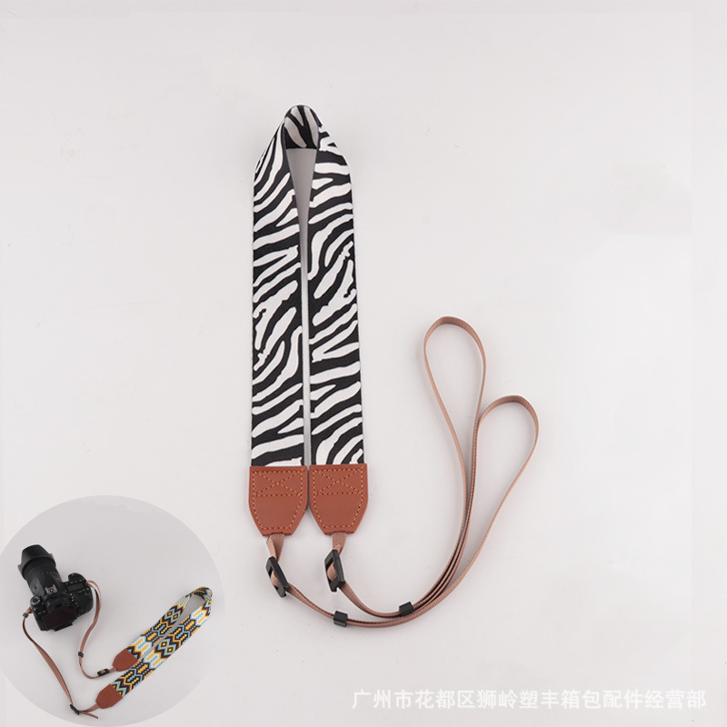 Picture of in stock Camera Shoulder Strap Decompression Camera Strap Hanging Neck Jacquard Camera Strap Various Types Universal Camera Strap