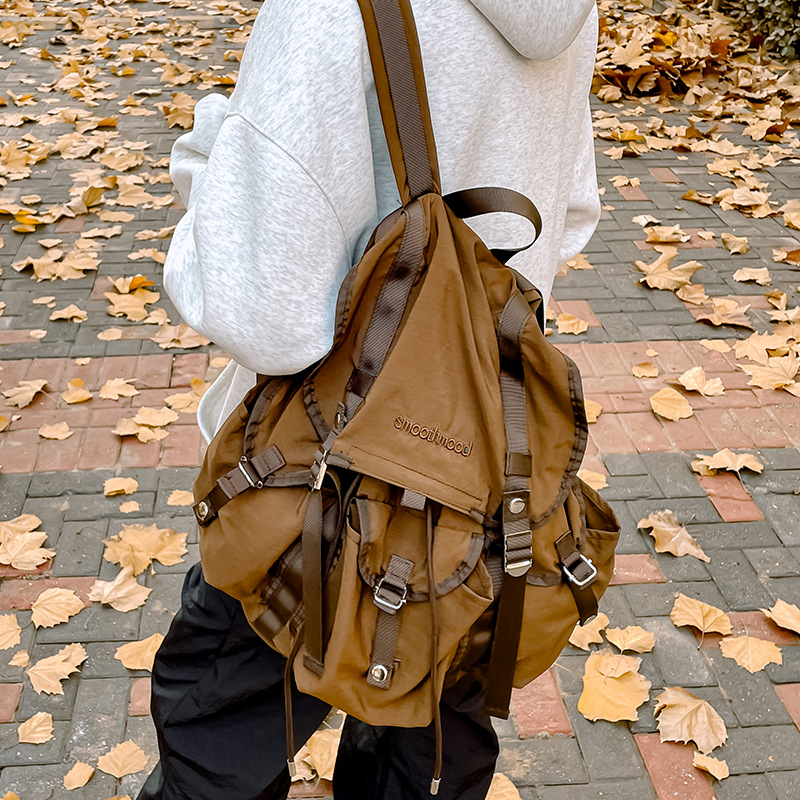 Picture of Schoolbag Korean simple leisure letters large capacity travel backpack 24 new mountaineering bag student shoulder bag wholesale