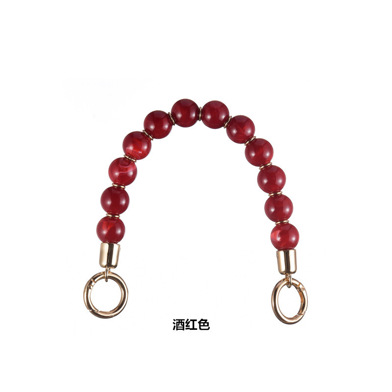 Picture of Mahuangshi MHS-SP-46 bag with arm strap with beads short bag with acrylic jewelry decoration bag with all-match