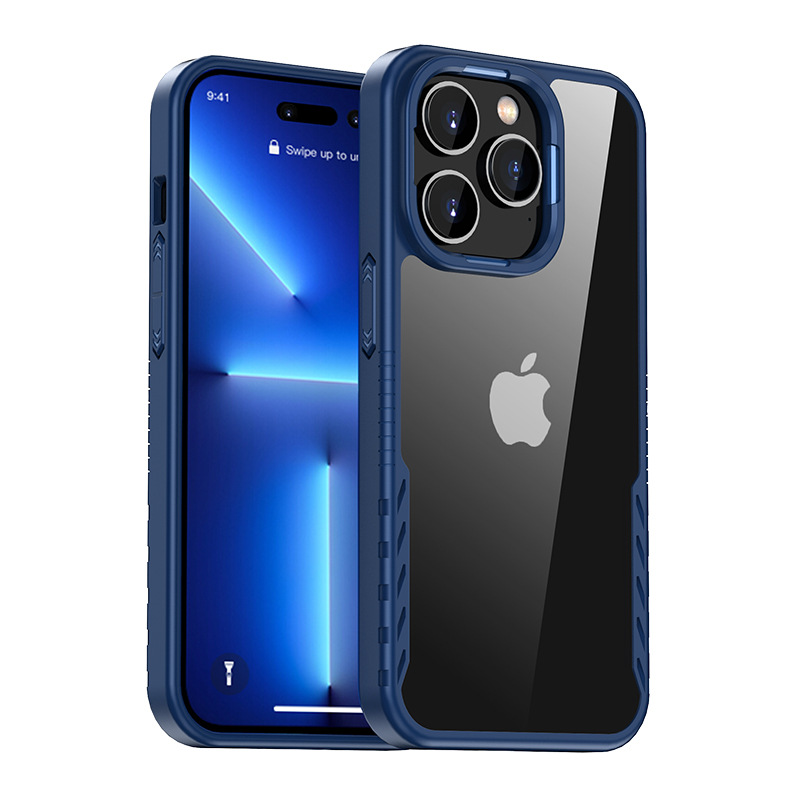 Picture of Apple 14 Mobile Phone Case New Transparent iphone14promax Protective Case Anti-drop Case 14 in stock Private Mold