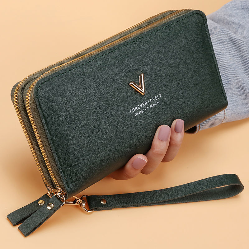 Picture of Double Zipper Hand Wallet 2022 New Ladies Wallet Long Fashionable Large Capacity Double Wallet Mobile Phone Small Bag