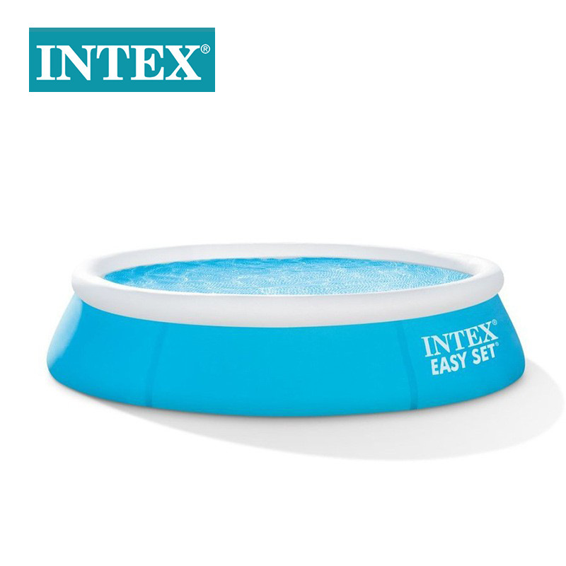 Picture of INTEX swimming pool square bracket pool round bracket pool family outdoor private large play pool