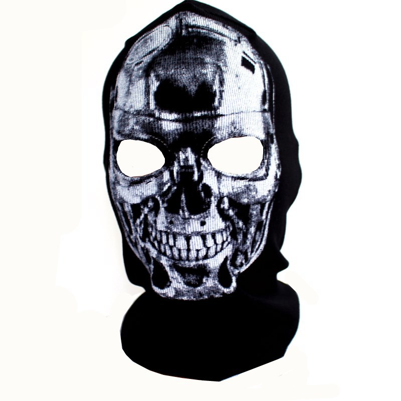 Picture of Deadpool white red hot sale ebay AliExpress Call of Duty Amazon death pure cotton mask