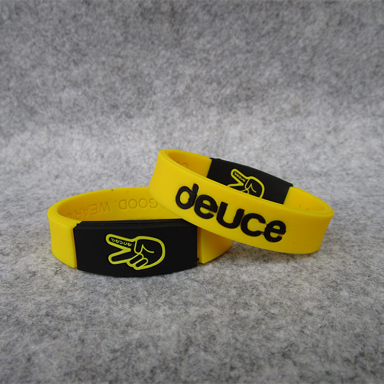 Picture of Basketball sports tide Deuce brand scissor commemorative star silicone bracelet Sports wristband Owen