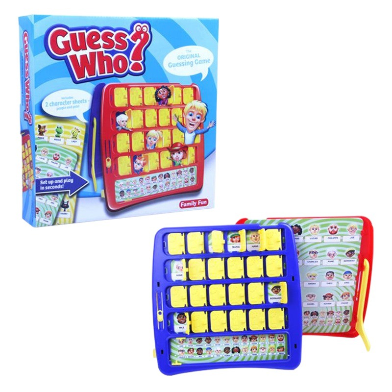 Children's educational desktop game toy guess who I am guess character logic game parent-child interactive toy