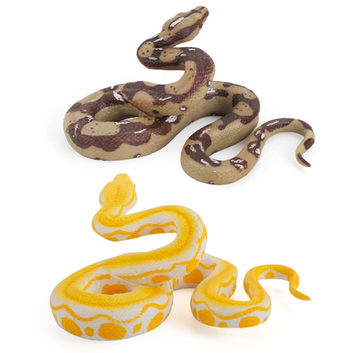 Picture of Foreign trade supply simulation Python static forest wildlife solid model Python children's ornaments toys