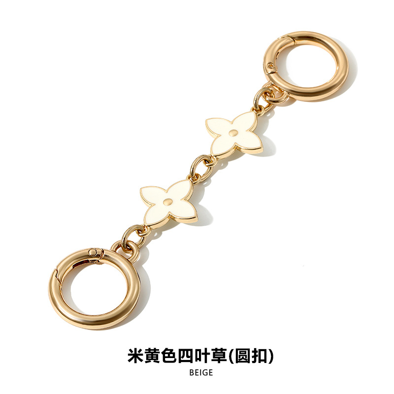 Picture of Sp-81 Is Suitable for Bag Shoulder Strap Modification, Four-Leaf Clover Pendant Extension Strap, DIY Luggage Accessories, Single Purchase Pendant