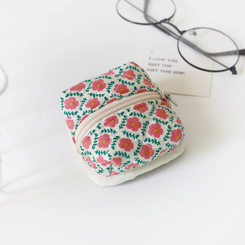 Picture of Cute Daisy Flower Coin Bag Suitable for AirPods Protective Case Bluetooth Headset Storage Bag Korean Style Girl's Heart