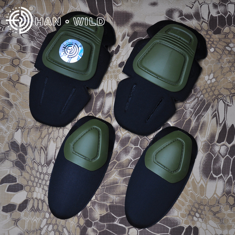 Picture of Hanye Frog Suit Protective Gear Tactical Knee Pads and Elbow Pads Real Cs Field Equipment Spot Wholesale Durable