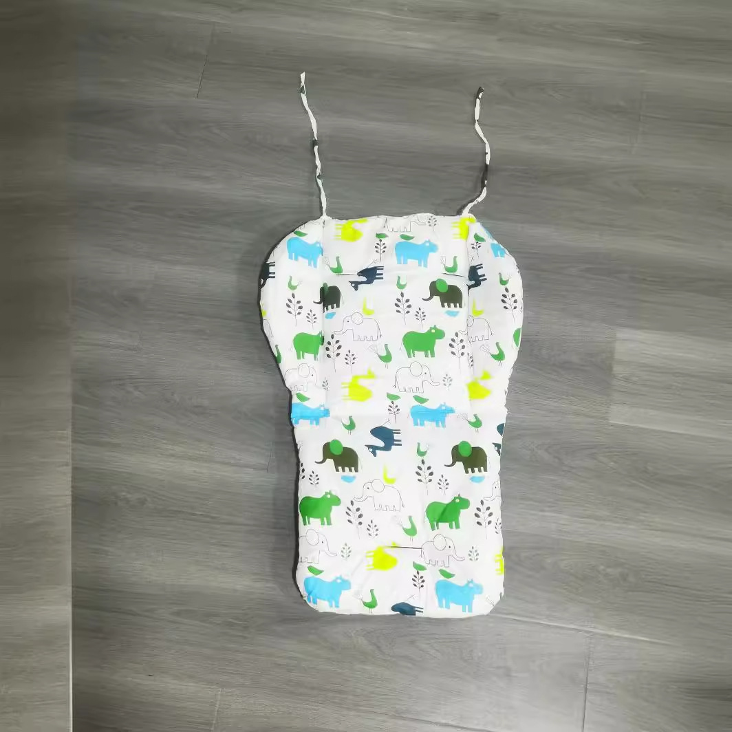 Picture of Factory stroller cotton pad thickened warm trolley cushion baby dining chair baby stroller universal stroller mat