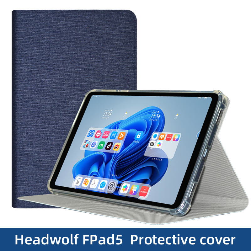 Suitable for Headwolf Fpad6 Tablet Protective Case Headwolf Fpad7 Tpu Soft Shell 5 Bracket Leather Case