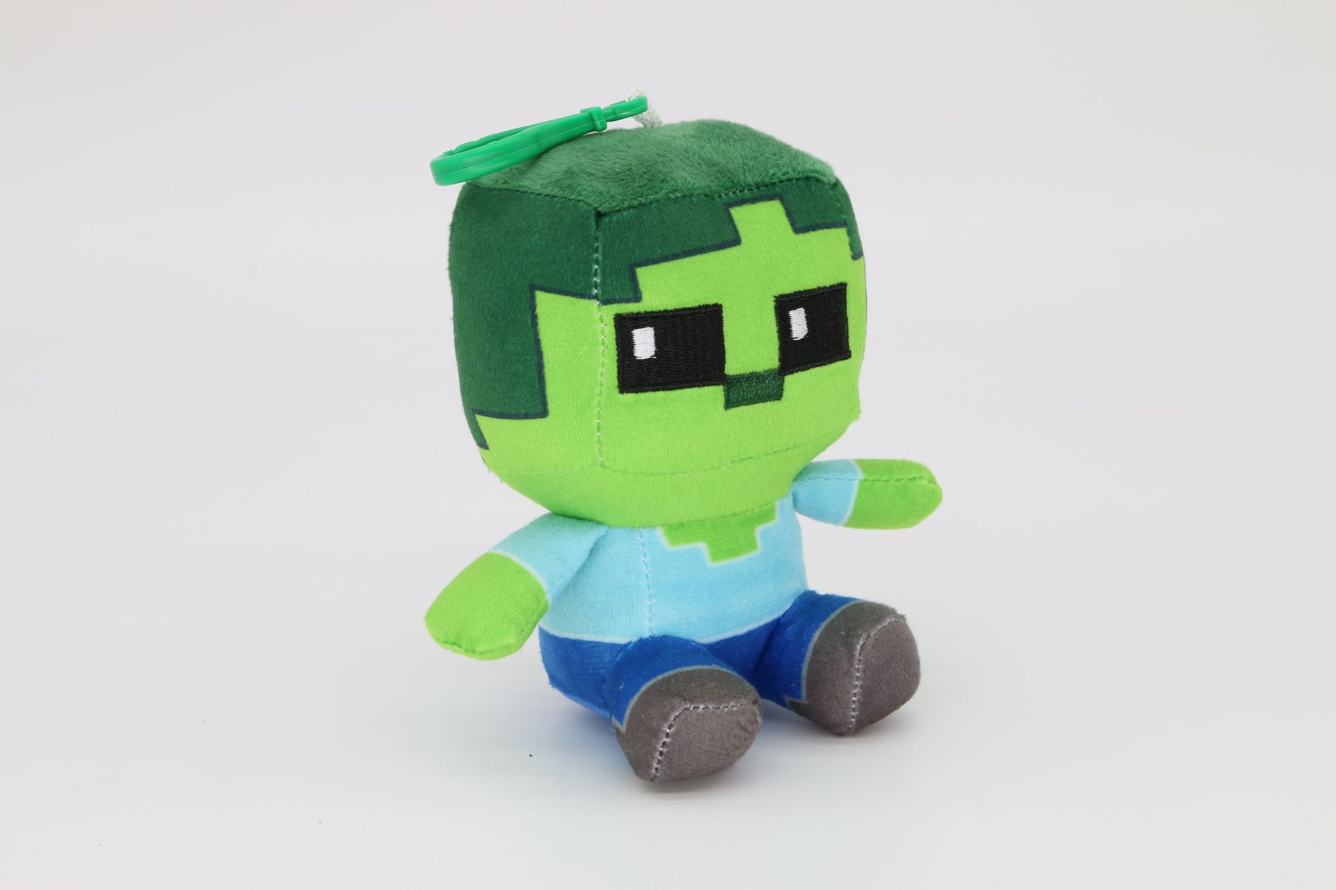 Picture of Cross-Border Minecraft Game Peripheral Plush Toys Creeper Steve Doll Keychain Backpack Pendant