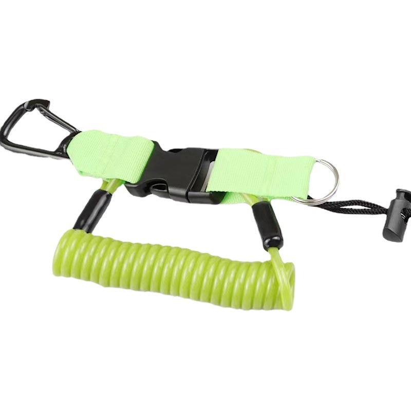 Diving Camera Lost Hand Rope Anti-lost Spring Rope Quick-release BCD Telescopic Lanyard Anti-lost Diving Rope Stretch Rope