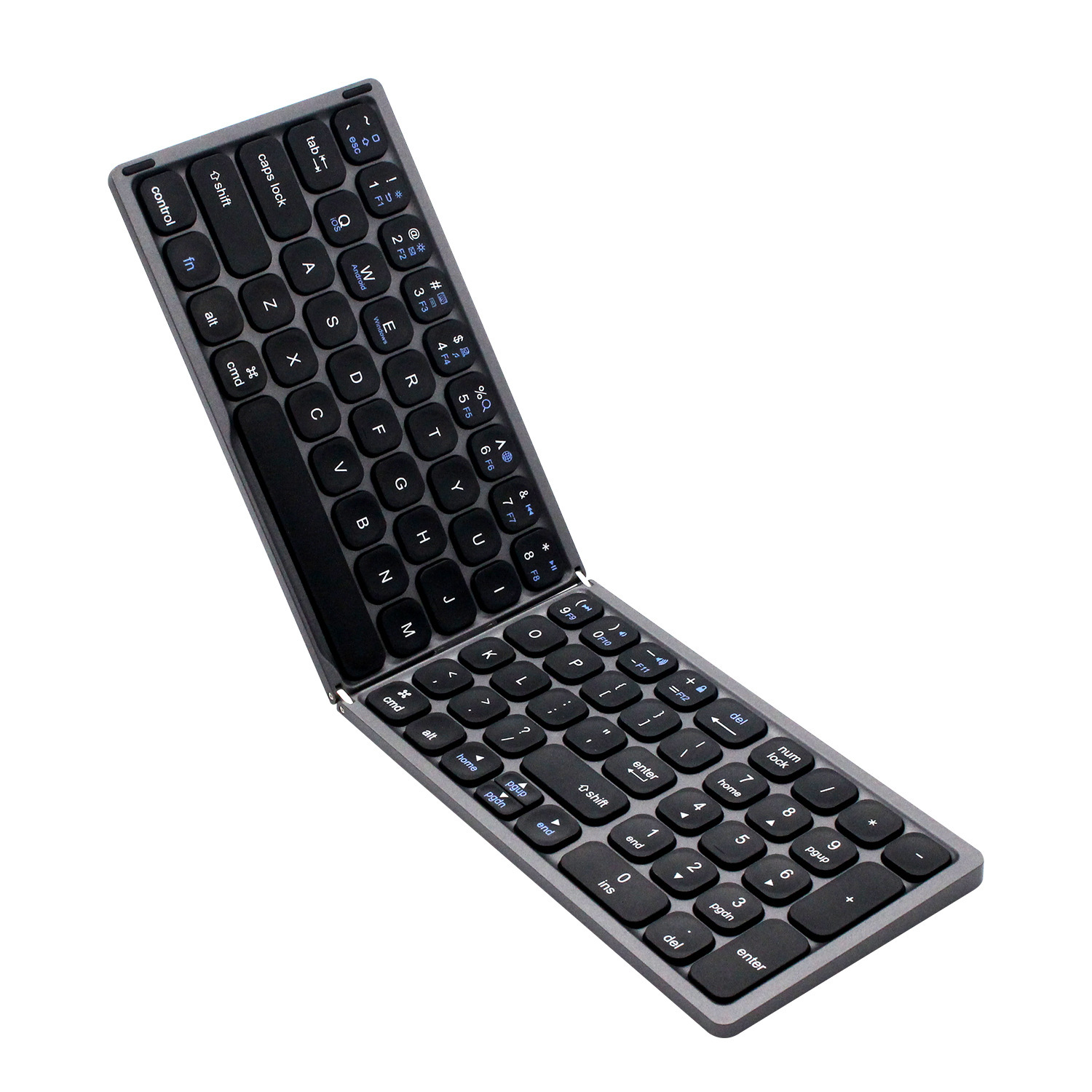 Picture of New for Huawei notebook Bluetooth folding keyboard Matebook rechargeable portable mute wireless D keyboard mouse