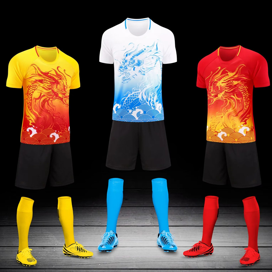 Picture of 2024 New Adult Short-sleeved Jersey Dragon Boat Festival Competition Suit Dragon Boat suit Village Competition Team Training
