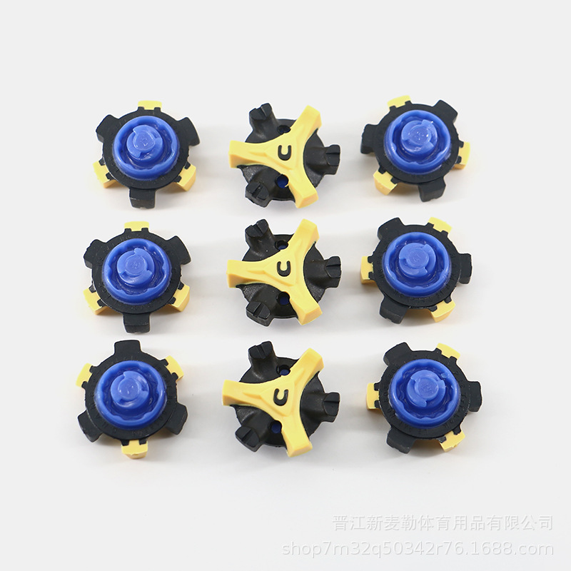 Picture of Cross-border hot sale golf shoe nails fast teeth rotating golf shoes shoe nails golf supplies equipment Black