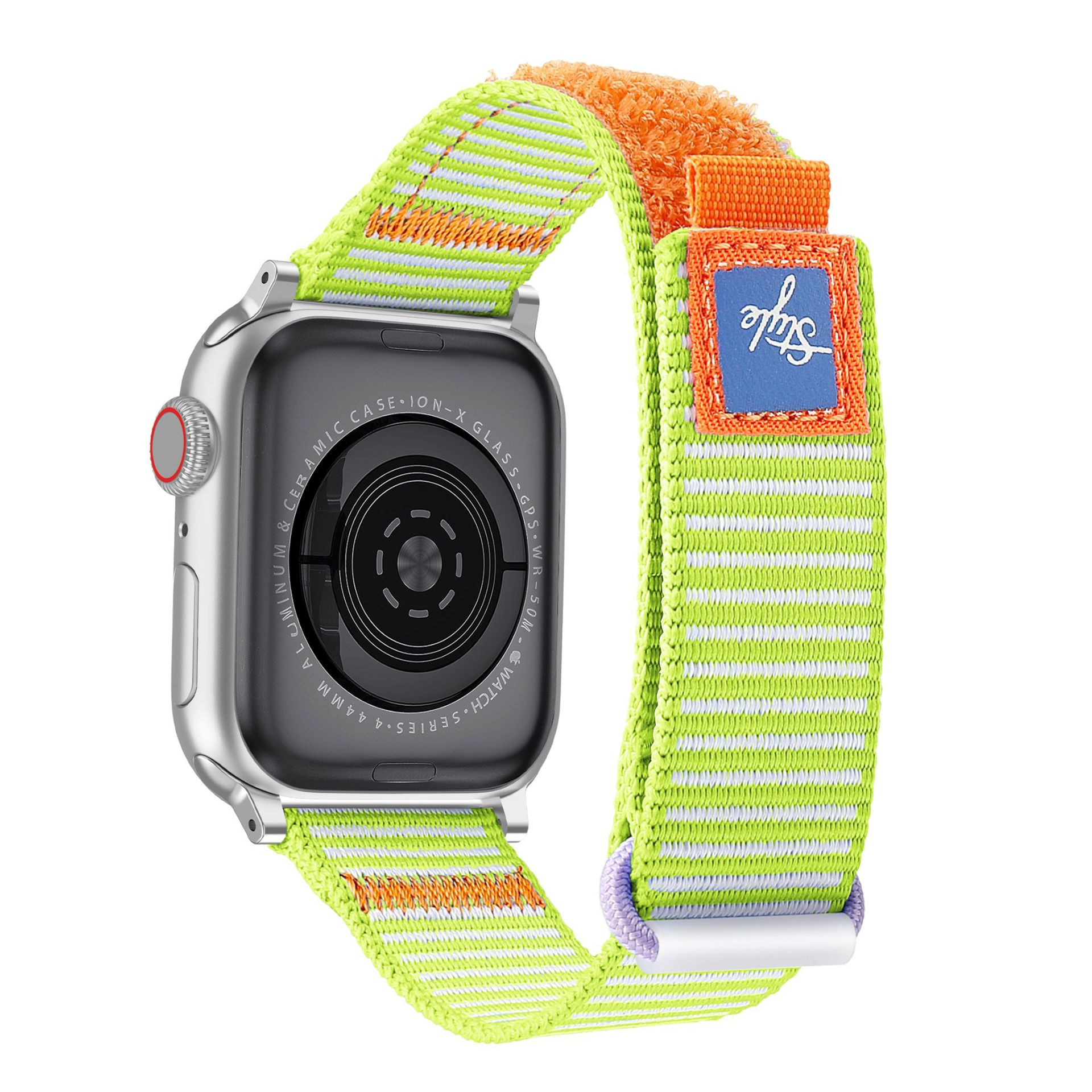 Picture of For Apple Watch Strap Fluorescent Nylon iwatch1-10 Generation S9 Luminous Color Strip Loop Velcro Strap