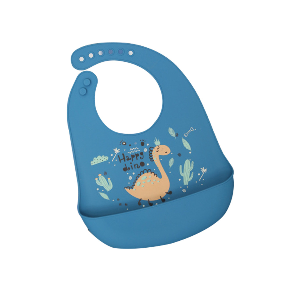 Picture of Baby Dining Bib Stereo Silicone Baby Waterproof Super Soft Food Food Bucket Children Children's Slippery Bucket Wash-Free Cross-Border