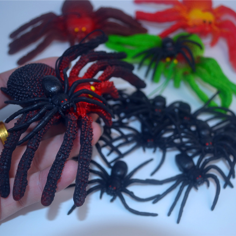 Picture of Large Artificial Prank Soft Rubber Spider Toy Cognitive Kidsren's Insect Scary Poisonous Spider