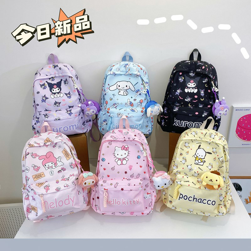 Japanese Ins Large Capacity Backpack for Grade 3-6 Female Campus Middle School Student Schoolbag All-match Breathable Large Capacity Backpack