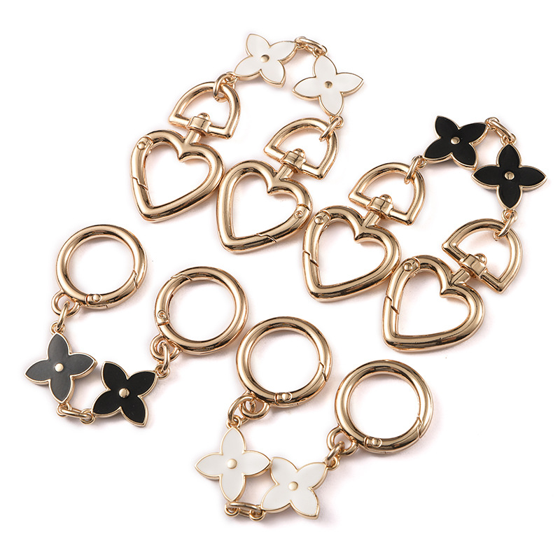 Picture of Sp-81 Is Suitable for Bag Shoulder Strap Modification, Four-Leaf Clover Pendant Extension Strap, DIY Luggage Accessories, Single Purchase Pendant