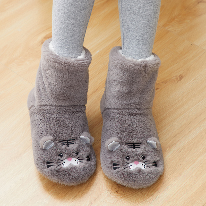 Picture of Autumn and Winter Children's Floor Socks Baby Indoor Home Toddler Socks fleece-lined Thickened Baby Non-Slip Shoes Socks Shoes Cotton Shoes