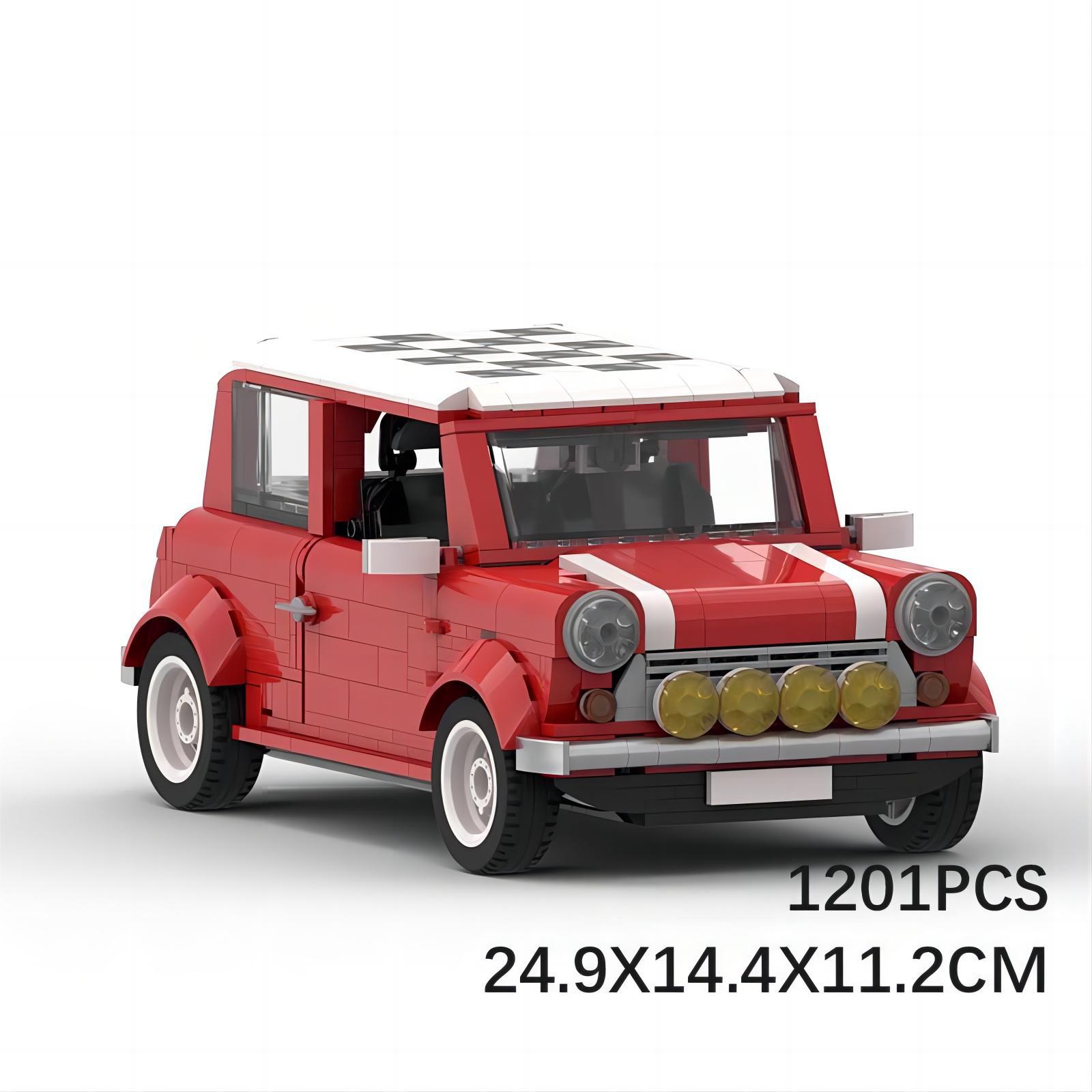 Picture of Compatible with Lego MOC-78551 Mini Cooper Rally MOD puzzle domestic building blocks intelligence car model