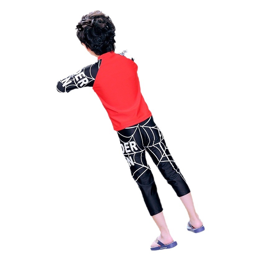 Swimwear Boys Juvenile Swimwear Sunscreen Quick-drying Children Snorkeling Surfing Long Sleeve Swimwear Boys Wholesale