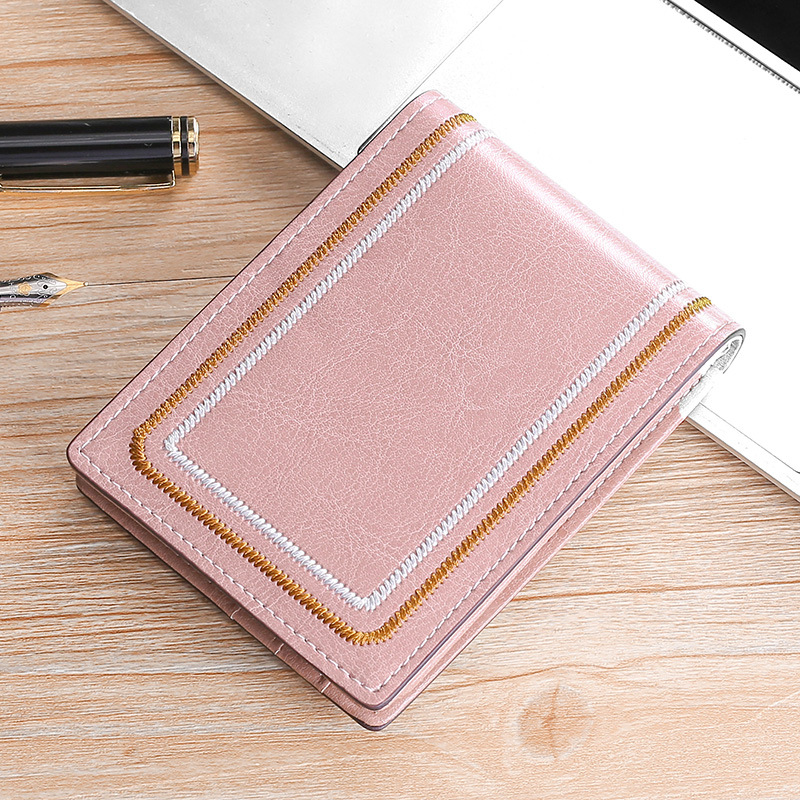 Picture of New ladies leather driver's license holster driving license holster embroidered cowhide multi-card ID bag wholesale driver's license