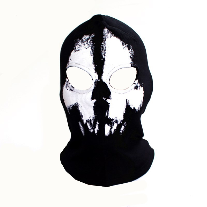 Picture of Deadpool white red hot sale ebay AliExpress Call of Duty Amazon death pure cotton mask