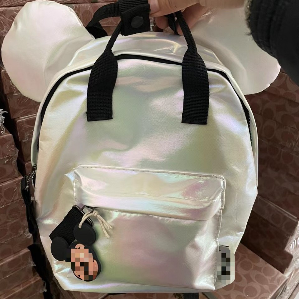 Wholesale Children's Schoolbag Kindergarten Laser Backpack Mickey Mouse Girls Cute All-match Casual Backpack