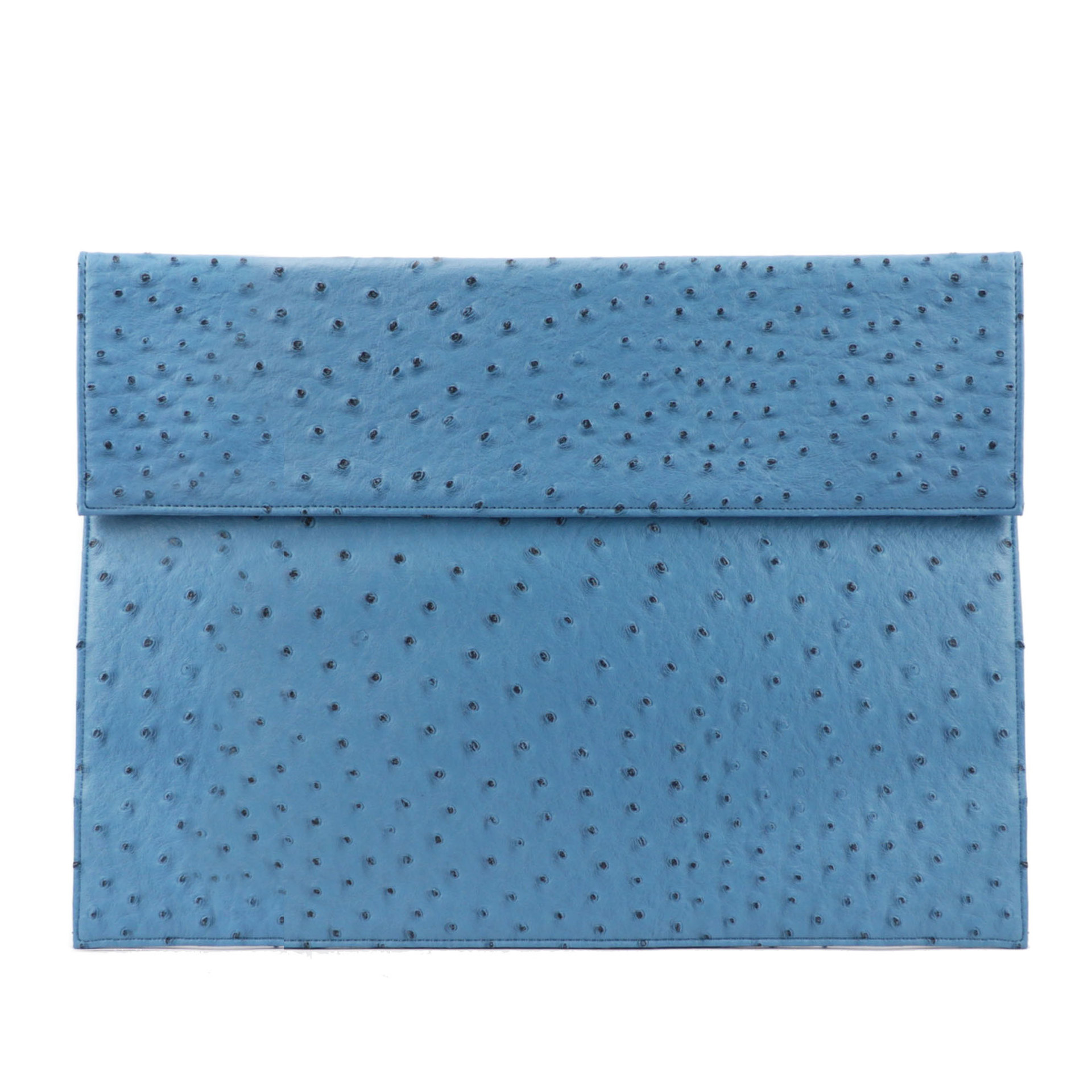 Picture of PU13/15 inch Apple laptop bag fashion ostrich pattern envelope bag business leather clutch sleeve bag