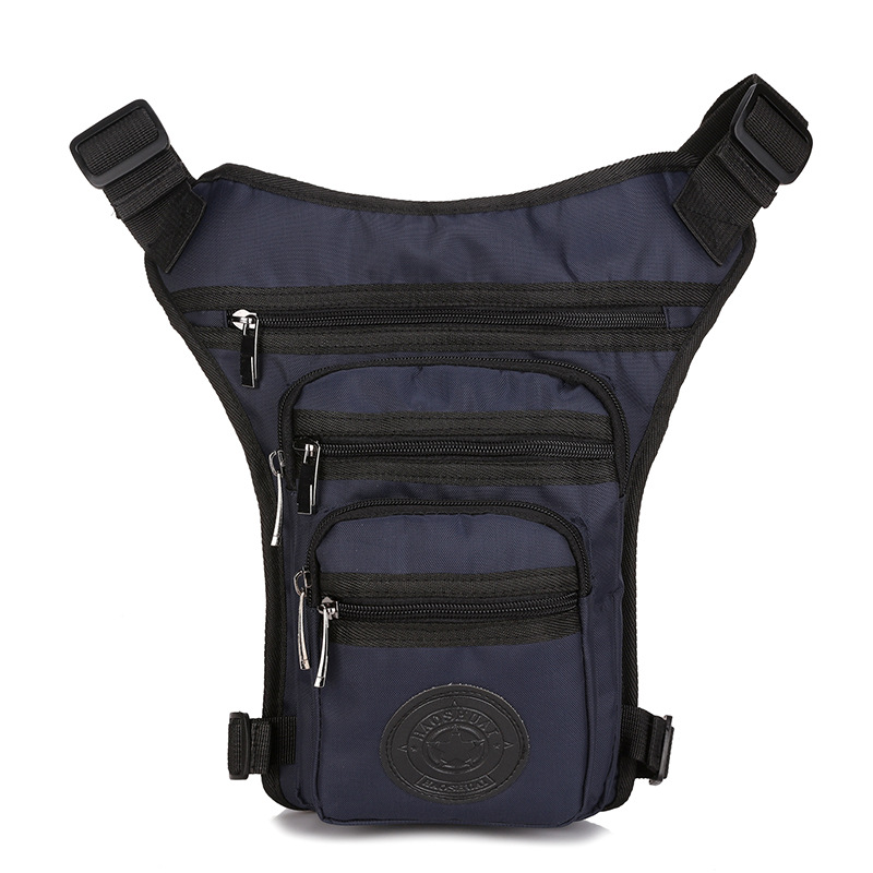 All-Match Outdoor Sports Waist Bag Leg Hanging Bag Waterproof Nylon Cloth Bag Lightweight Men's Shoulder Crossbody Bag Casual Chest Bag
