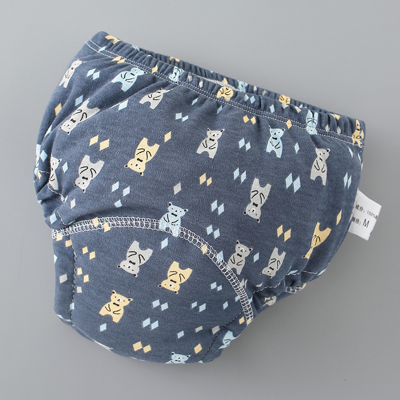 Picture of Baby Training Pants Washable 6-Layer Gauze Diaper Bag Learning Pants Baby Cloth Diaper Pants Breathable Diaper Pants Spring and Summer